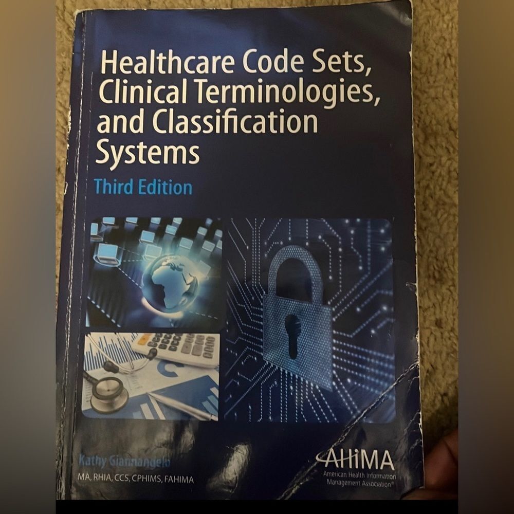 Healthcare Code‎ Sets, Clinical Terminologies, and Classification Systems 3rd Ed